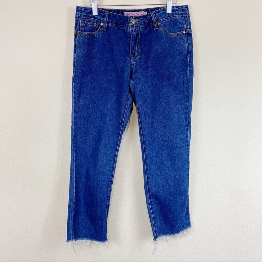 Mirika Raw Hem Jeans Sz 3